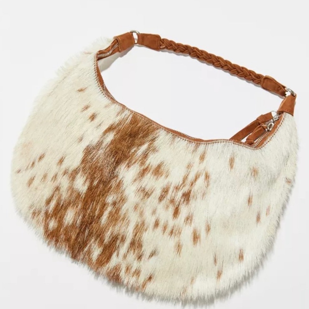 New Women’s Estelle Calf Hair Hobo Bag By Urban Outfitters!🔥🔥🔥
